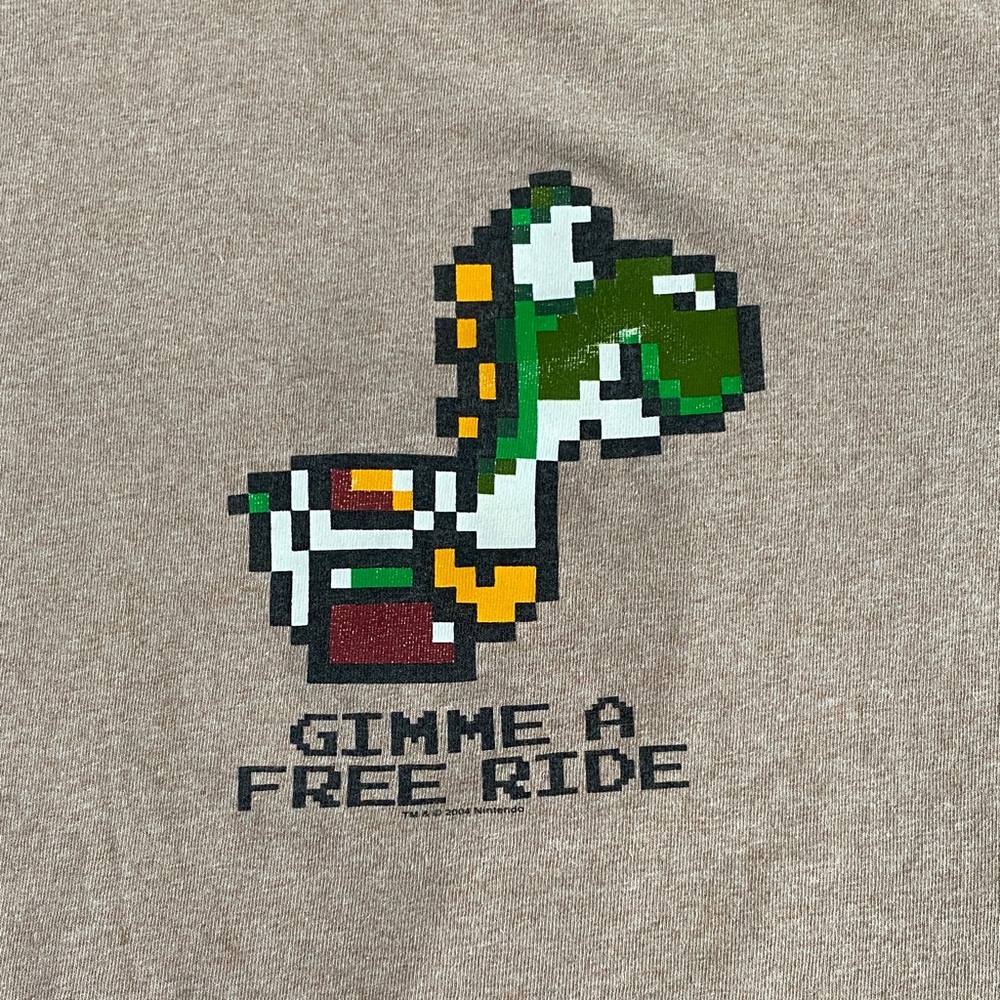 Vintage Nintendo Yoshi Pixel Shirt